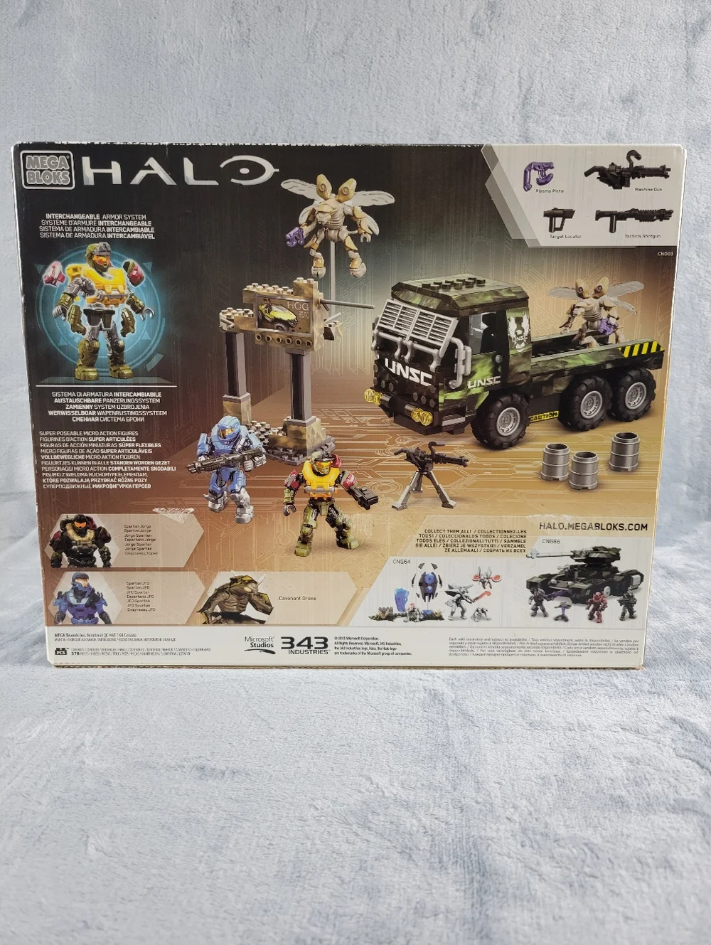 New Sealed Mega Bloks HALO Covenant Drone 378 Pc set Model#: CND03